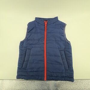 Authentic J.‎ Khaki JK  Boys 3T Blue Red Zipper zip up puffer vest